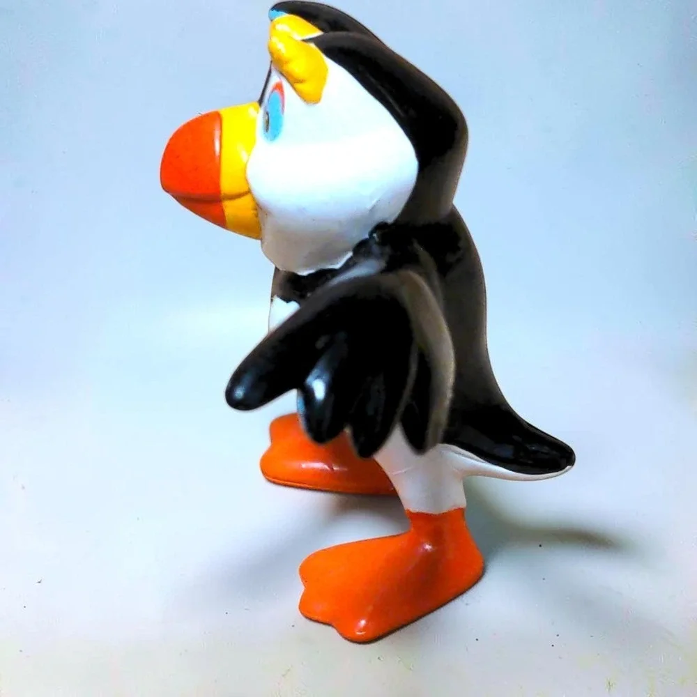 VTG 1994 The Swan Princess Puffin PVC Figure IVCO Bird Toy Movie Collectible